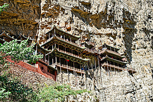 山西大同悬空寺