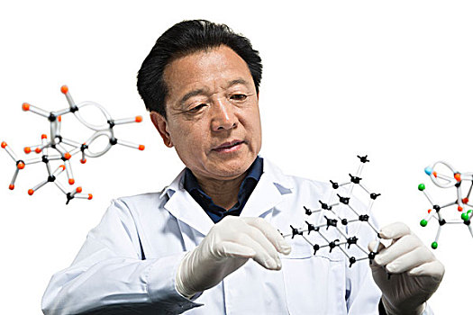 科學家在實驗室做科學實驗