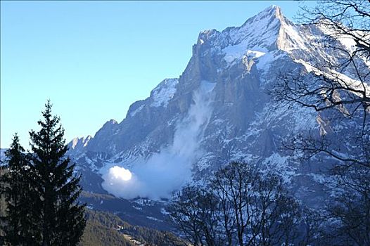 雪崩,贝塔峰,格林德威尔,瑞士