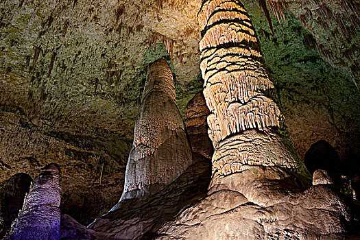 美国,新墨西哥,卡尔斯巴德洞穴国家公园,卡尔斯巴德洞穴