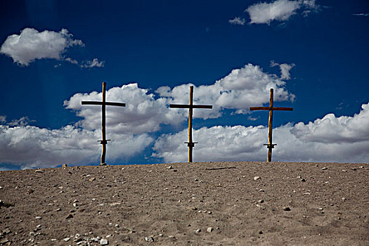 耶稣十字架,荒芜,智利