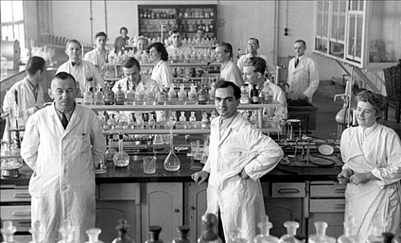 历史,照片,化学家,20年代