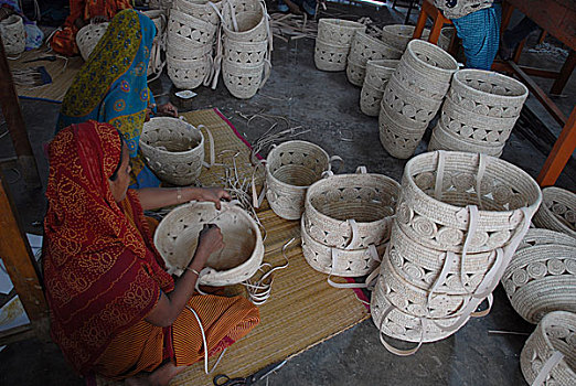 女人,工作,工作间,孟加拉,2008年