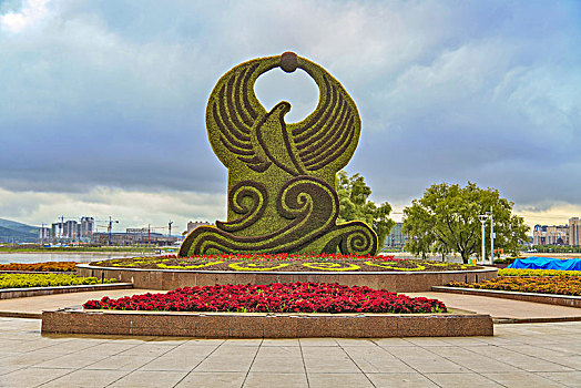 牡丹江都市广场雕塑