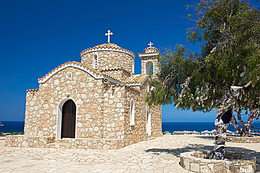 教堂,消象散透镜,靠近,南方,塞浦路斯