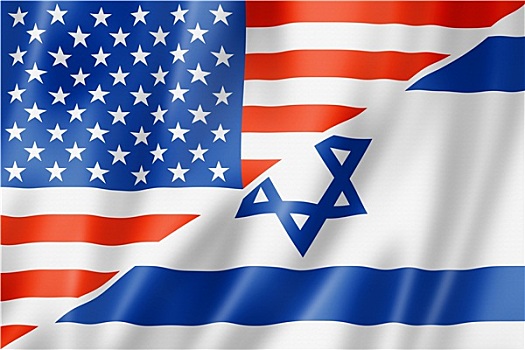 美国,以色列,旗帜
