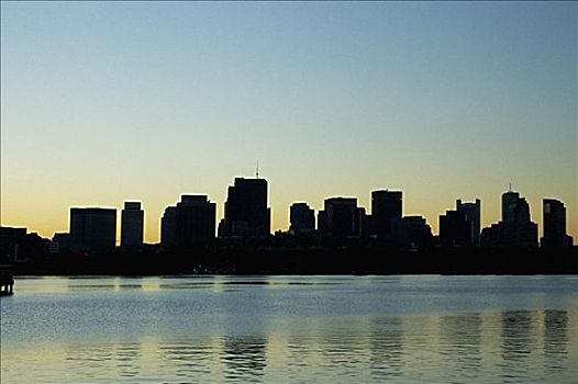 摩天大楼,查尔斯河,波士顿,马萨诸塞,美国