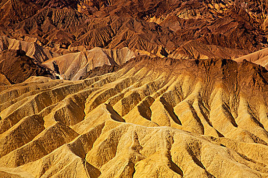 死亡谷国家公园,加利福尼亚,扎布里斯基角,侵蚀