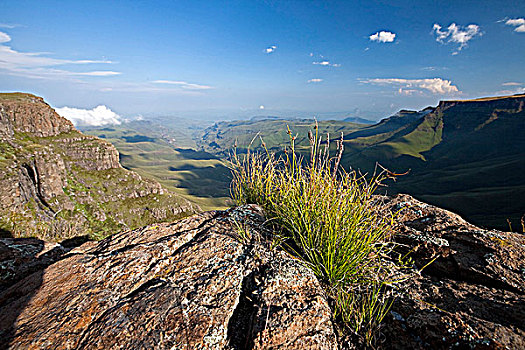 莱索托,边界,南非,德拉肯斯堡,山脉,上面