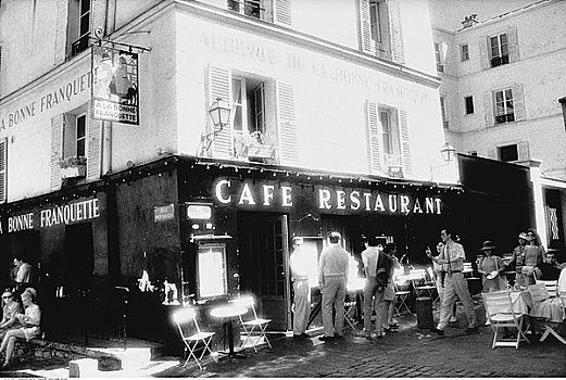 咖啡,蒙马特尔,巴黎,法国