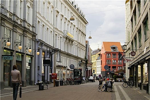哥本哈根,市区,街景,丹麦