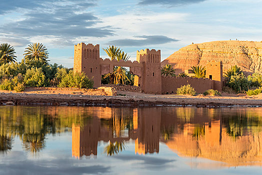 大门,要塞,大阿特拉斯山,瓦尔扎扎特,省,摩洛哥,非洲