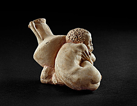 赤陶,小雕像,男孩,奴隶,双耳器皿,公元前4世纪,艺术家,未知