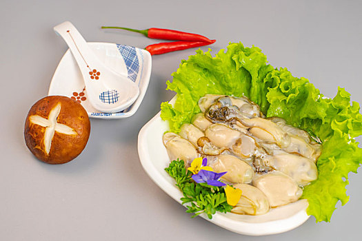 火锅,配菜,海蛎子