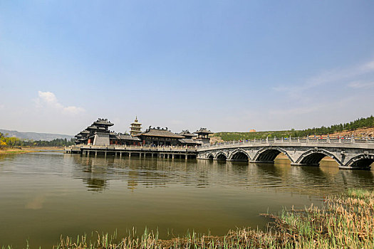 山西大同云冈石窟灵岩寺