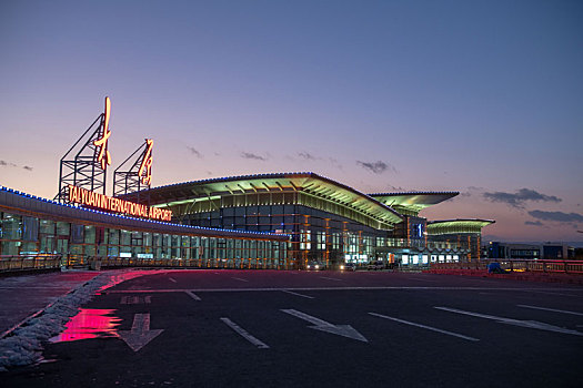 太原武宿国际机场夜景