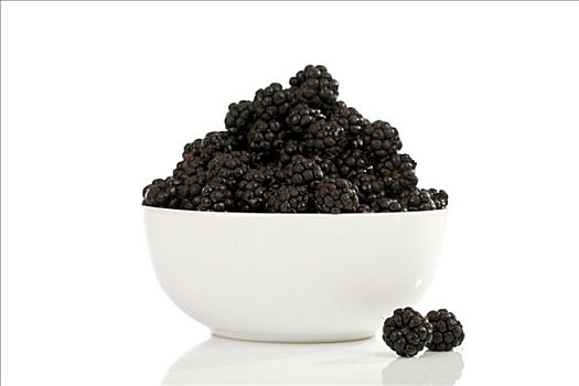 黑莓,悬钩子属植物,碗