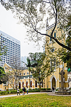 圣约翰,大教堂,市中心,香港,中国