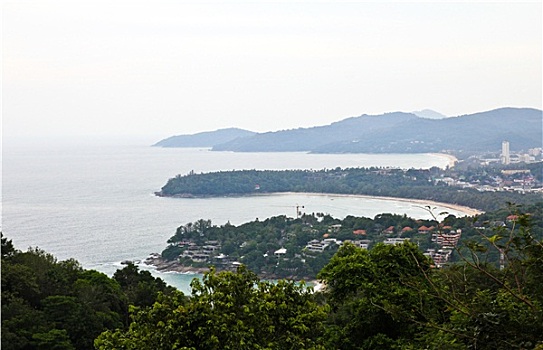 风景,普吉岛,视点,南,泰国