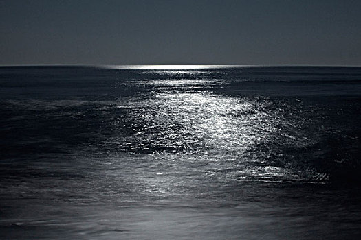 海洋,夜晚