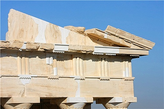 雅典娜神庙,重建,工作