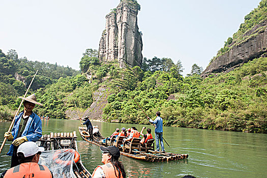 福建武夷山九曲溪漂流