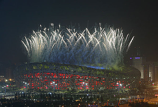北京奥运会开幕式－鸟巢夜景