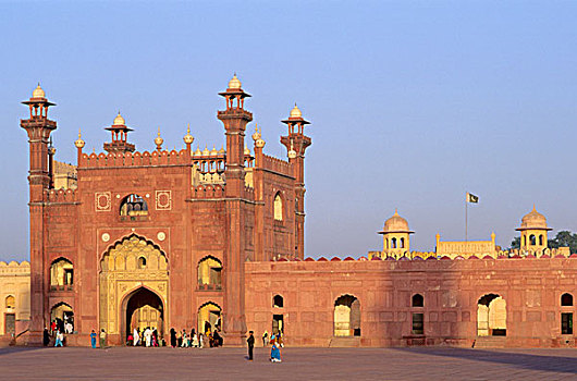 巴基斯坦,旁遮普,拉合尔,清真寺