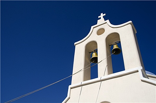 钟楼,岛屿,锡拉岛,希腊