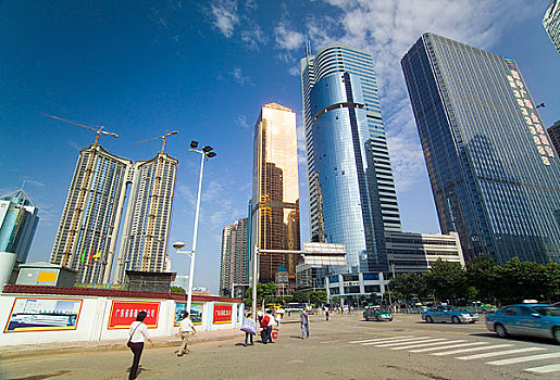 广州耀中广场及周围建筑
