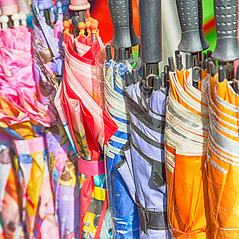 菲律宾,市场,纹理,伞