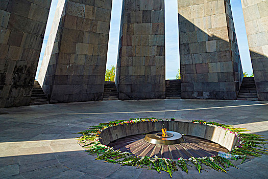 亚美尼亚,种族屠杀,纪念,复杂,永恒,埃里温,亚洲