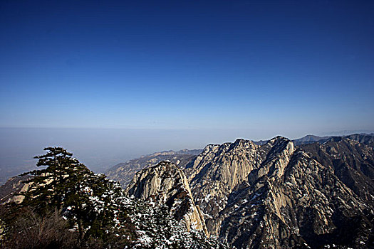 陕西-西岳华山群山