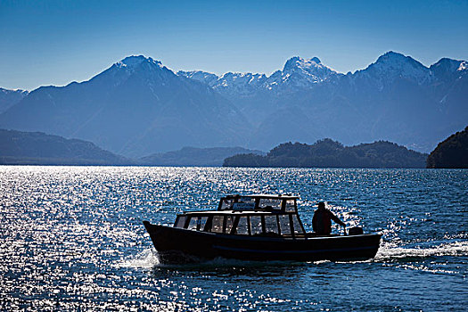 船,水上,蔷薇目,拉各斯,区域,巴塔哥尼亚,智利
