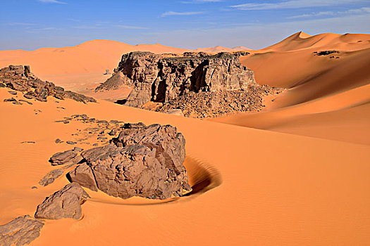 石头,塔,国家公园,世界遗产,阿尔及利亚,撒哈拉沙漠,北非,非洲