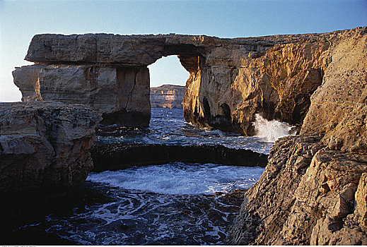 石桥,岸边,马耳他