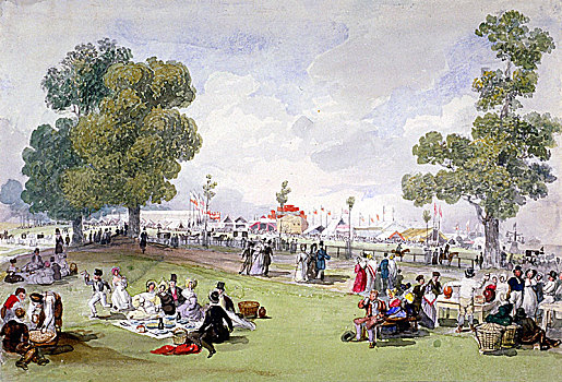 加冕,游艺,海德公园,威斯敏斯特,伦敦,六月,1838年,艺术家