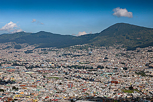 航拍,首都,基多,加拉帕戈斯,厄瓜多尔