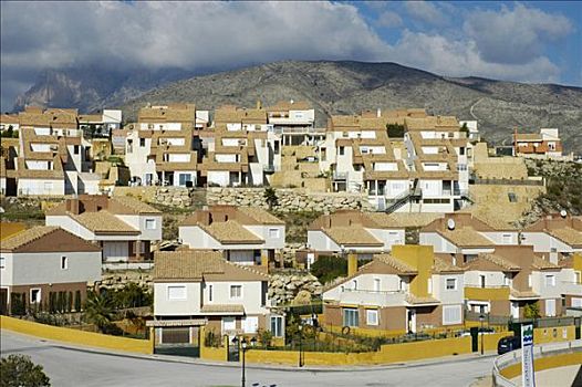 新,住宅区,贝尼多姆,白色海岸,西班牙