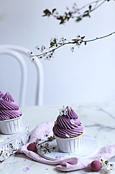 紫薯纸杯蛋糕