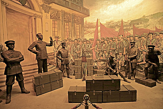 井冈山革命博物馆,壁画