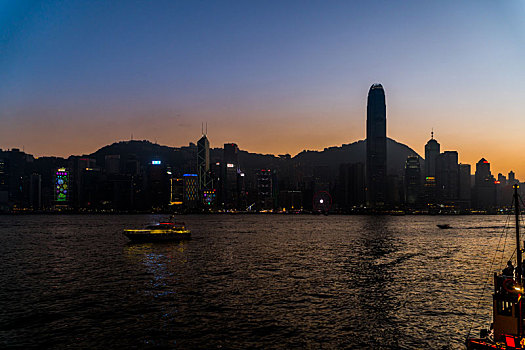 香港,城市夜景