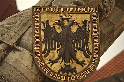 盾徽,雕塑,不莱梅,德国