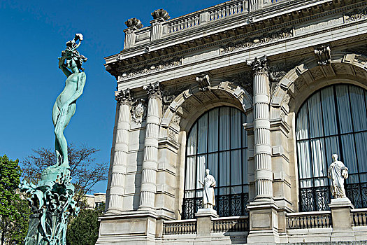 法国,巴黎,16世纪,地区,宫殿,博物馆,时尚,城市,建筑师,1894年,铜像,装饰,喷泉,四月