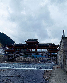贵州黔东南地区雷山县风雨桥
