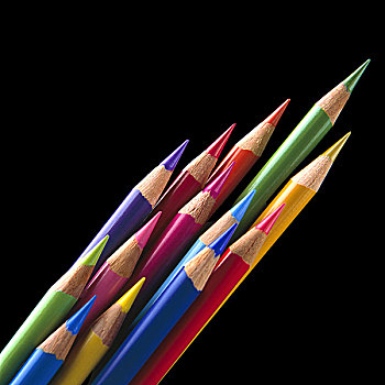 特写,彩色,尖锐,铅笔