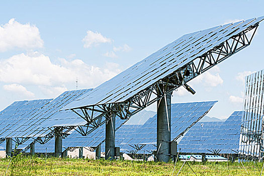 太阳能电池板,绿色