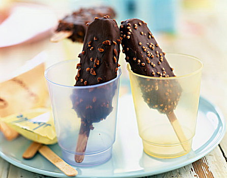 巧克力冰淇淋,冰糕