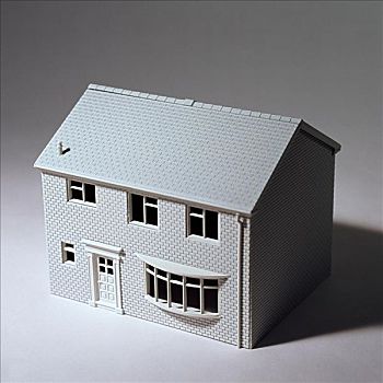 小,模型,房子