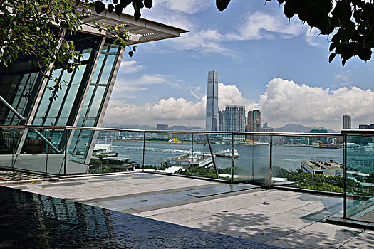 香港交易广场天台图片